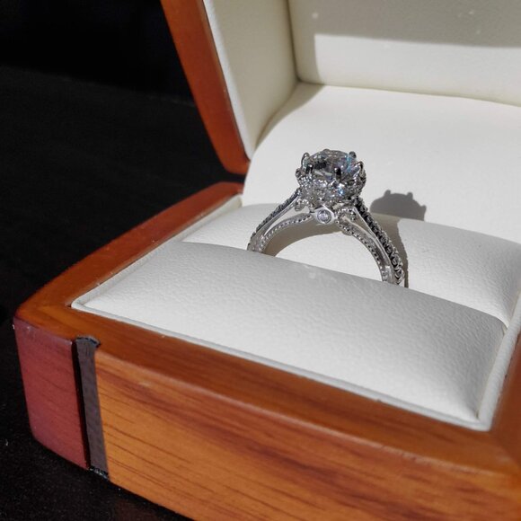 Verragio Engagement Ring 1.5TCW - Picture 3 of 5